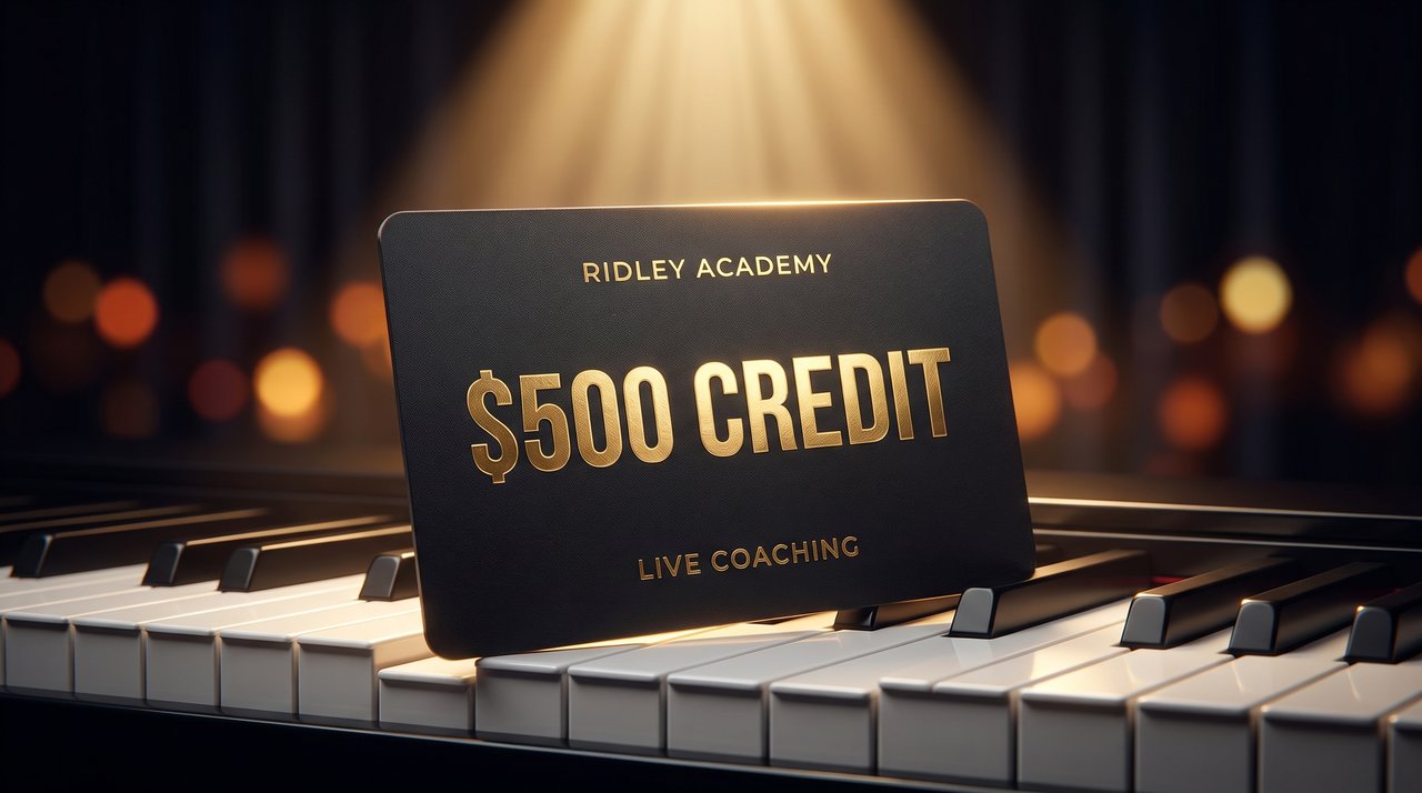 A $500 Ridley Academy credit voucher for live coaching